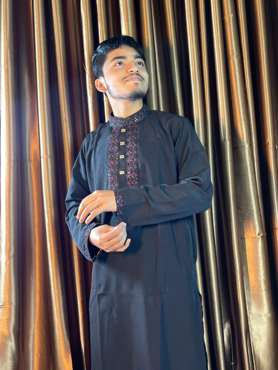 চায়না জাফরান পাঞ্জাবি cod(21